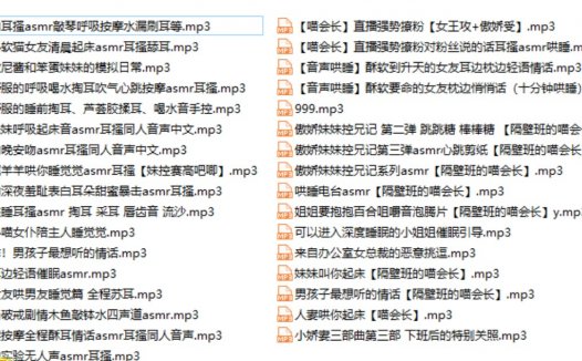 隔壁班的喵会长asmr助眠,晚间耳边轻语音声哄睡