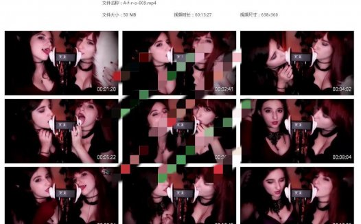 油管Aftynrose舔耳视频43部,外网双人asmr助眠博主